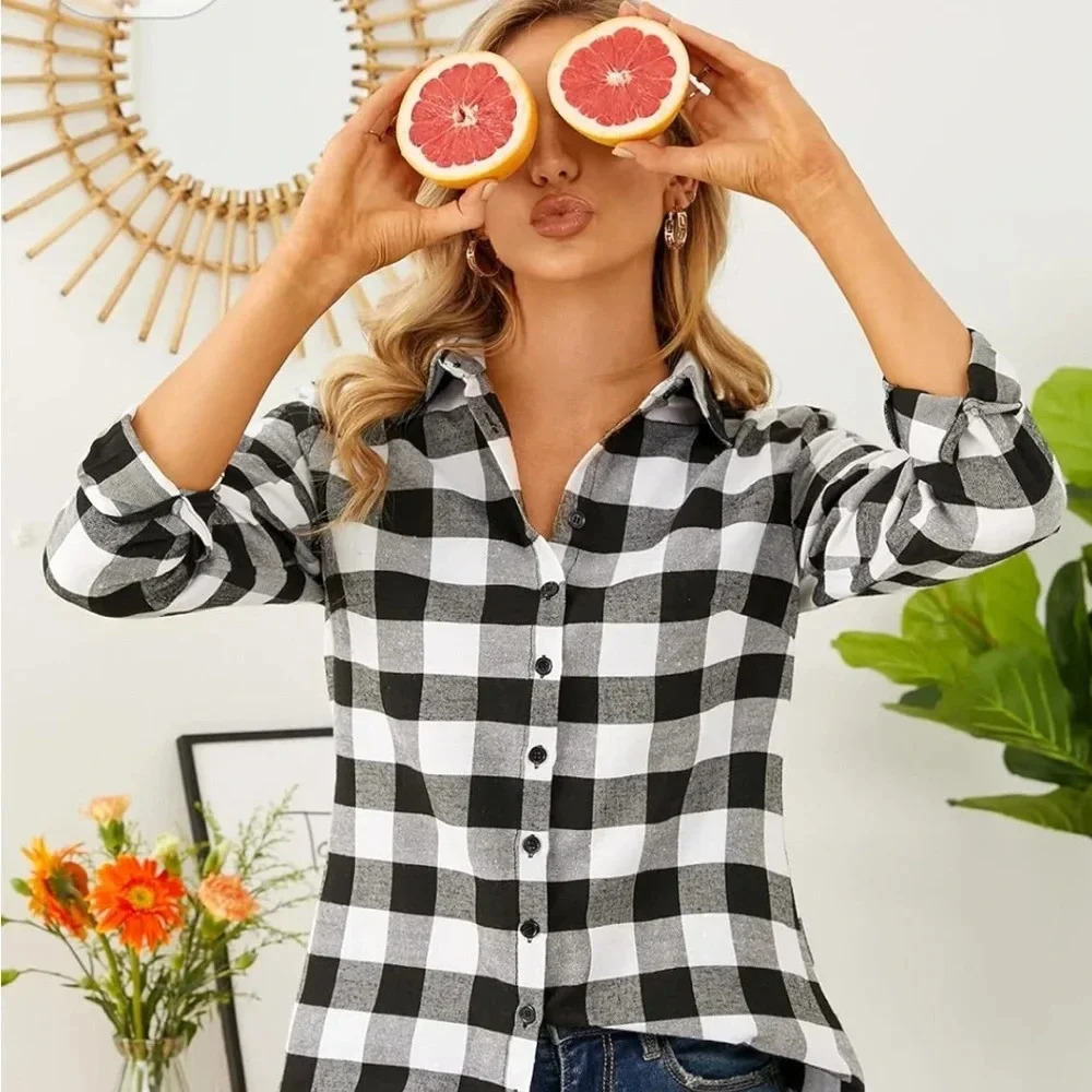 Zanzea collections Long sleeve button down size 10